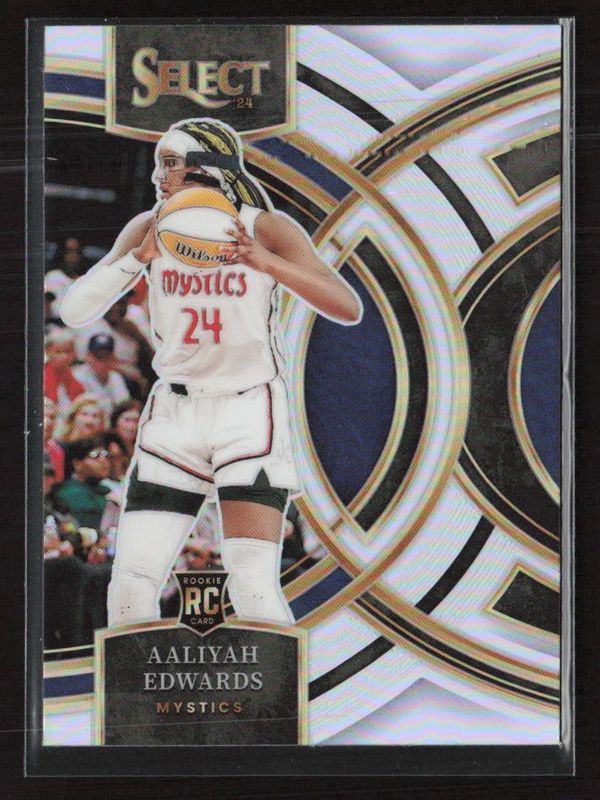 Aaliyah Edwards 2024 Select WNBA #130 Base Silver Rookie RAW