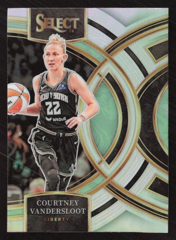 Courtney Vandersloot 2024 Select WNBA #186 Base Silver RAW