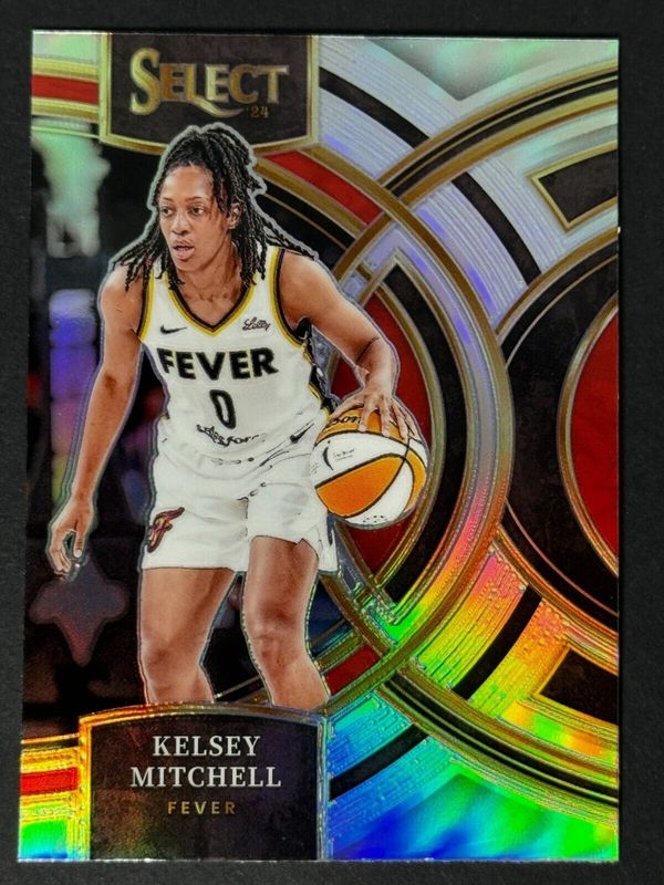 Kelsey Mitchell 2024 Select WNBA #118 Base Silver RAW