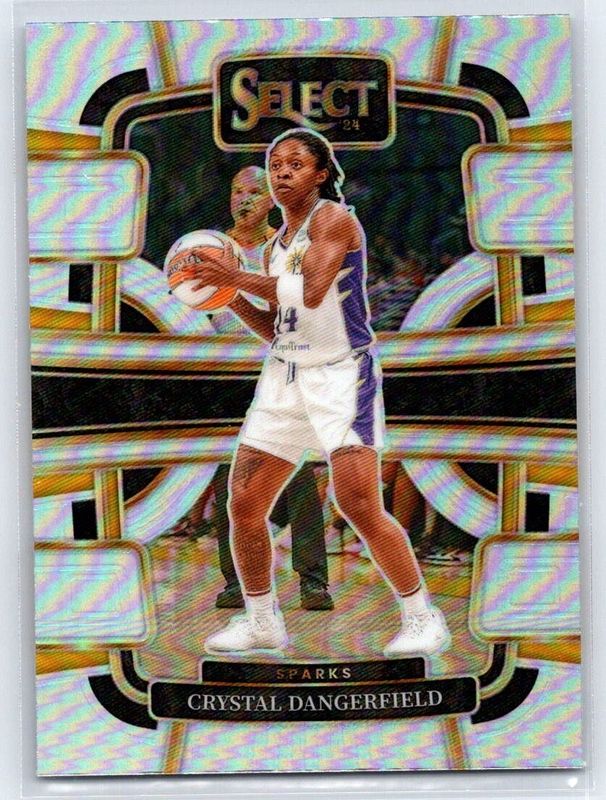 Crystal Dangerfield 2024 Select WNBA #35 Base Silver RAW