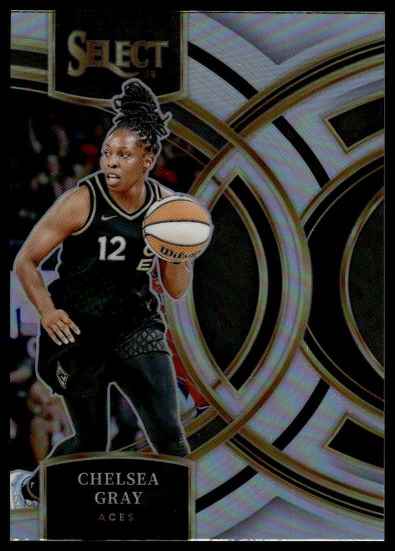 Chelsea Gray 2024 Select WNBA #138 Base Silver RAW