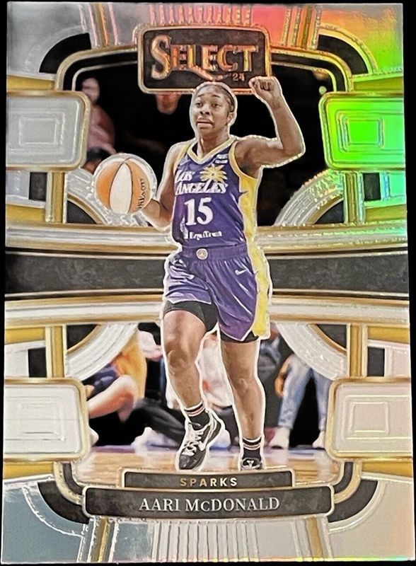 Aari McDonald 2024 Select WNBA #91 Base Silver RAW
