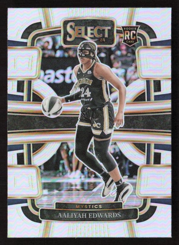 Aaliyah Edwards 2024 Select WNBA #36 Base Silver Rookie RAW