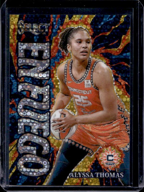 Alyssa Thomas 2024 Select WNBA #15 En Fuego White Disco /75 RAW