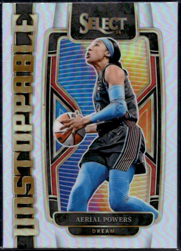 Aerial Powers 2024 Select WNBA #18 Unstoppable Silver RAW