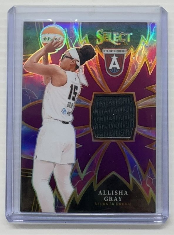 Allisha Gray 2024 Select WNBA #9 Sparks Purple /49 RAW