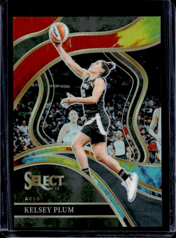 Kelsey Plum 2024 Select WNBA #205 Base Tie-Dye /25 RAW