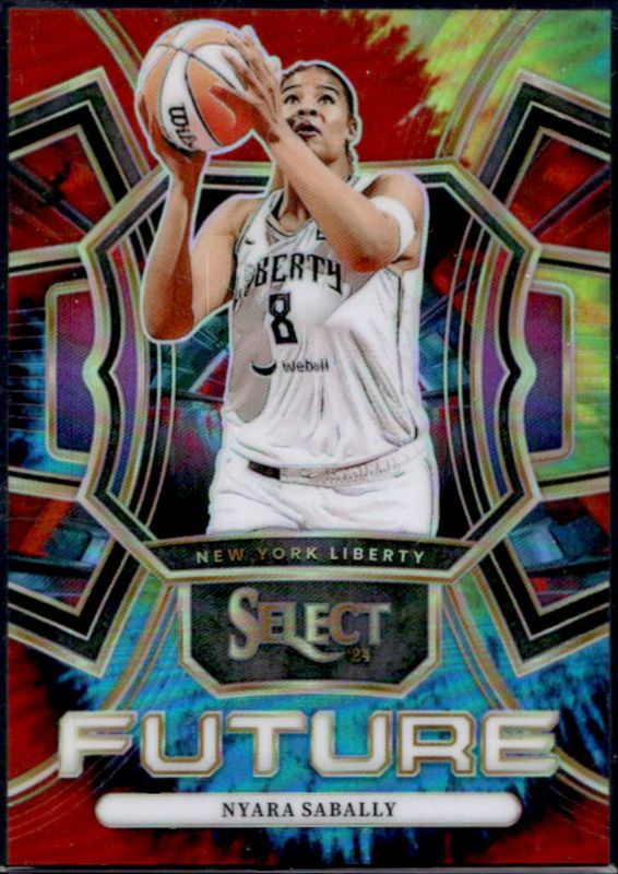 Nyara Sabally 2024 Select WNBA #14 Select Future Tie-Dye /25 Rookie RAW
