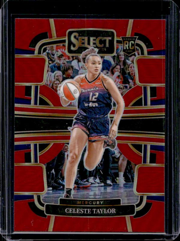 Celeste Taylor 2024 Select WNBA #16 Base Red /149 Rookie RAW