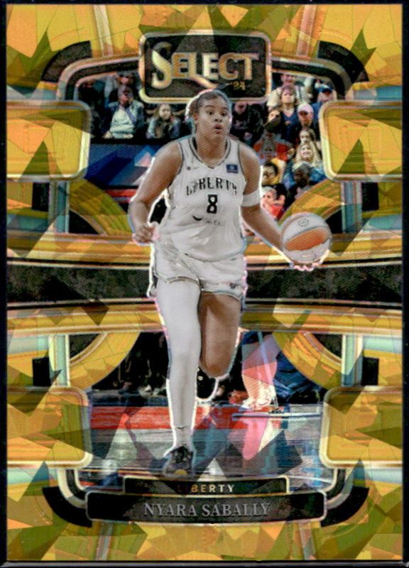 Nyara Sabally 2024 Select WNBA #66 Base Ice Gold /10 Rookie RAW