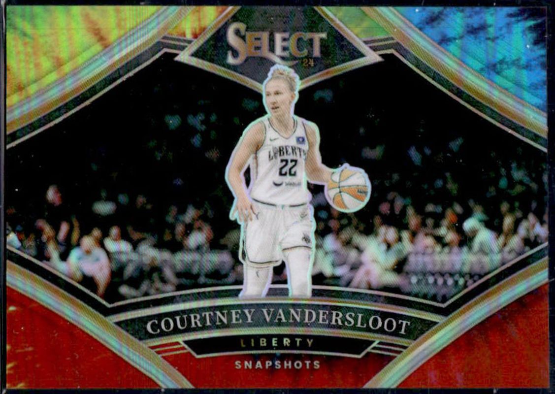Courtney Vandersloot 2024 Select WNBA #23 Snapshots Tie-Dye /25 RAW