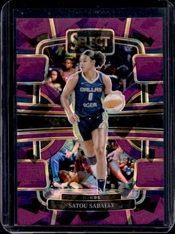 Satou Sabally 2024 Select WNBA #39 Base Purple Ice /149 RAW