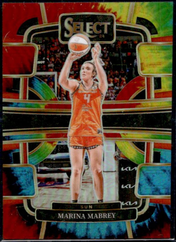 Marina Mabrey 2024 Select WNBA #95 Base Tie-Dye /25 RAW