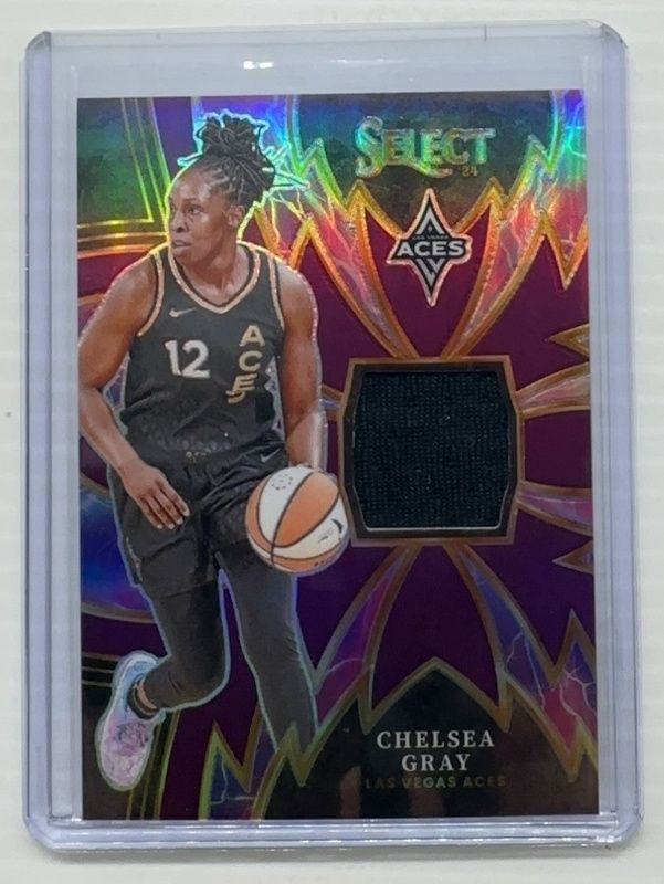 Chelsea Gray 2024 Select WNBA #8 Sparks Purple /49 RAW