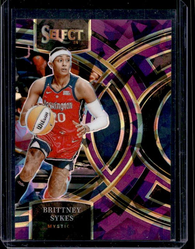 Brittney Sykes 2024 Select WNBA #106 Base Purple Ice /149 RAW