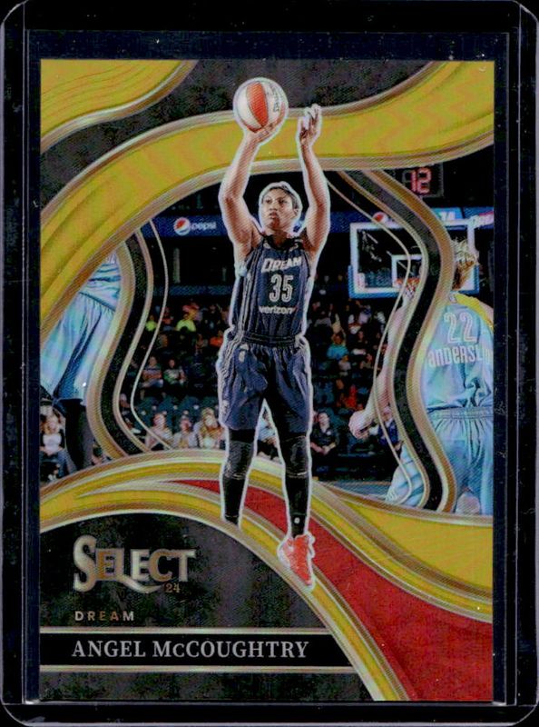 Angel McCoughtry 2024 Select WNBA #214 Base Gold /10 RAW