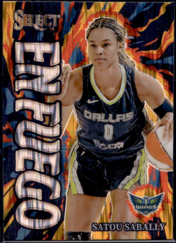 Satou Sabally 2024 Select WNBA #13 En Fuego Flash RAW