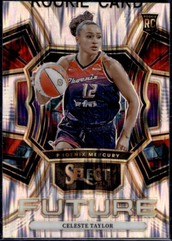 Celeste Taylor 2024 Select WNBA #24 Select Future Flash Rookie RAW