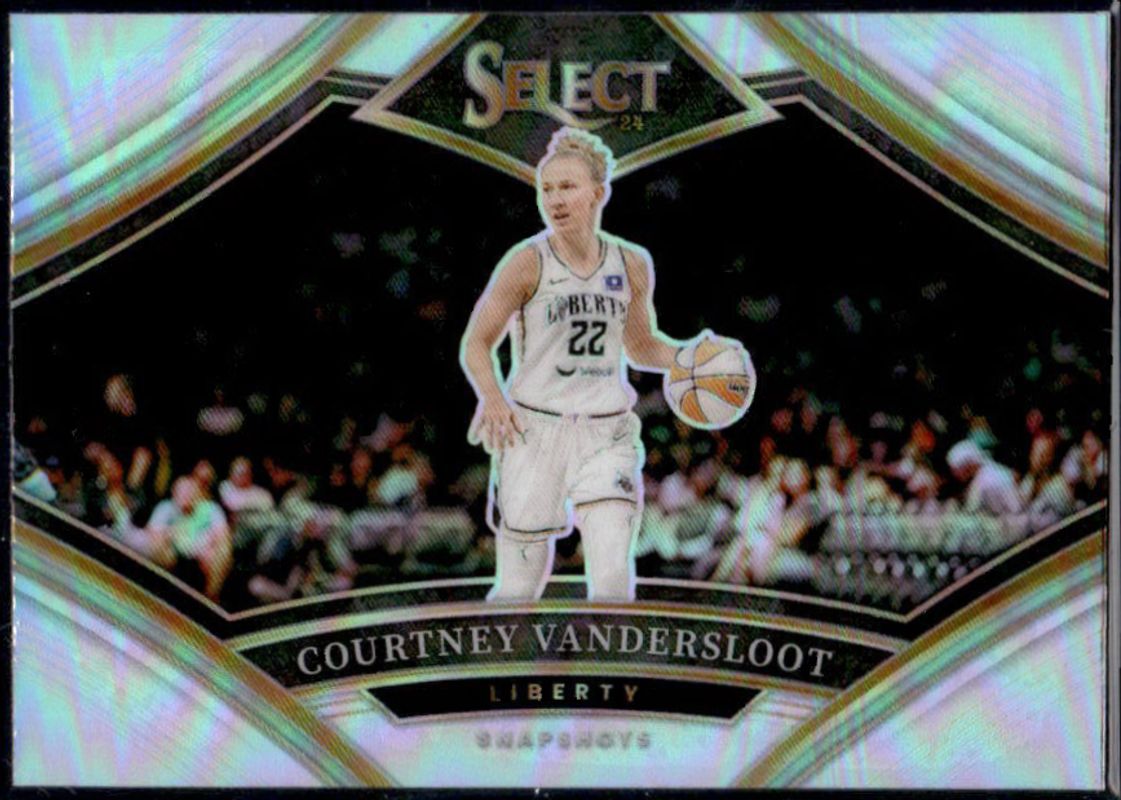 Courtney Vandersloot 2024 Select WNBA #23 Snapshots Silver RAW