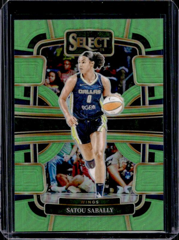 Satou Sabally 2024 Select WNBA #39 Base Neon Green /75 RAW
