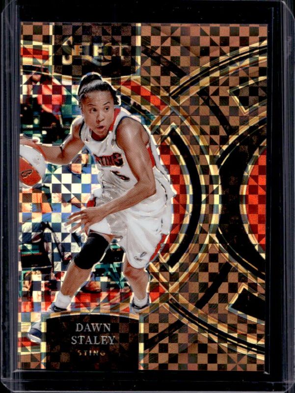 Dawn Staley 2024 Select WNBA #156 Base Bronze Checker /49 RAW