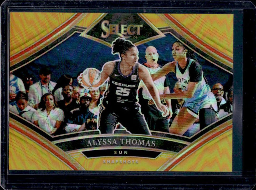 Alyssa Thomas 2024 Select WNBA #11 Snapshots Gold /10 RAW
