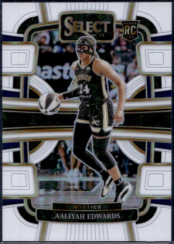 Aaliyah Edwards 2024 Select WNBA #36 Base White /99 Rookie RAW