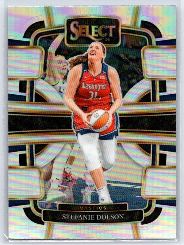 Stefanie Dolson 2024 Select WNBA #9 Base Silver RAW