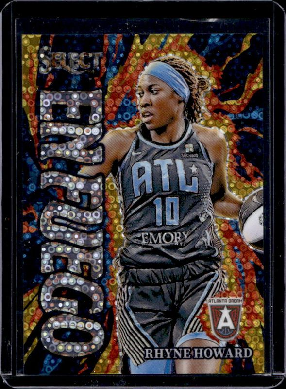 Rhyne Howard 2024 Select WNBA #4 En Fuego White Disco /75 Rookie RAW
