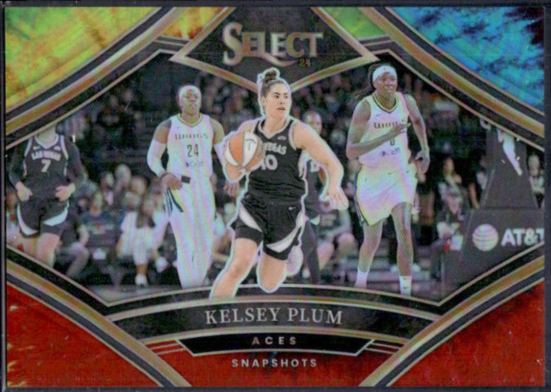 Kelsey Plum 2024 Select WNBA #19 Snapshots Tie-Dye /25 RAW