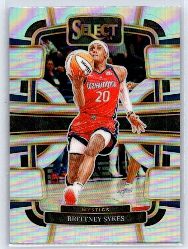 Brittney Sykes 2024 Select WNBA #3 Base Silver RAW