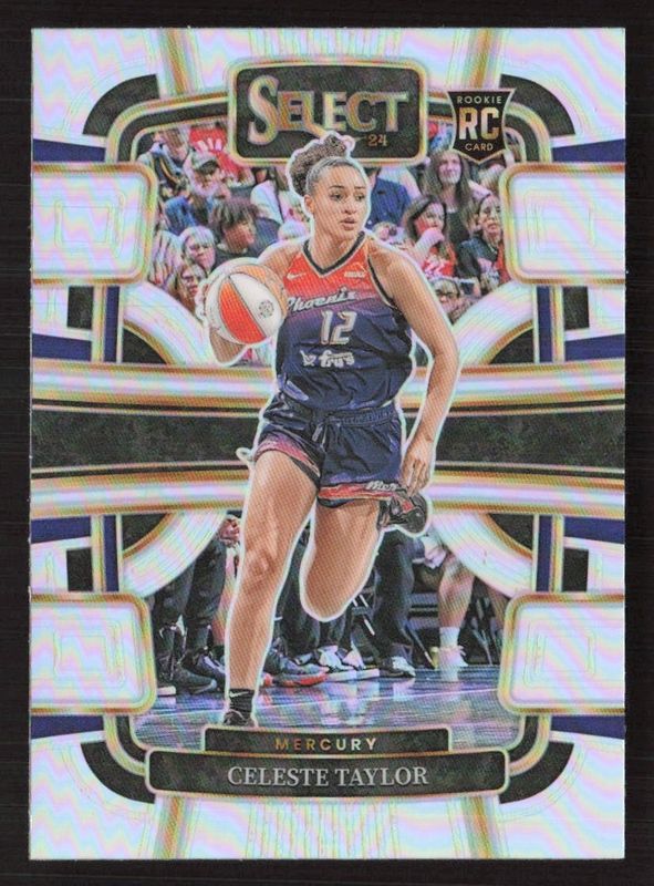Celeste Taylor 2024 Select WNBA #16 Base Silver Rookie RAW