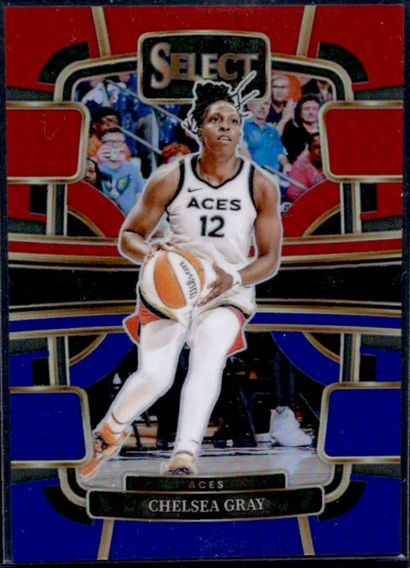 Chelsea Gray 2024 Select WNBA #94 Base Red & Blue /399 RAW