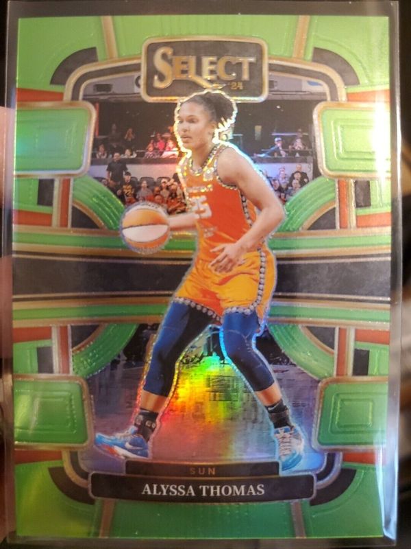 Alyssa Thomas 2024 Select WNBA #2 Base Neon Green /75 RAW