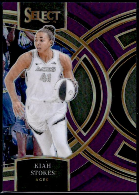 Kiah Stokes 2024 Select WNBA #179 Base Purple /149 RAW