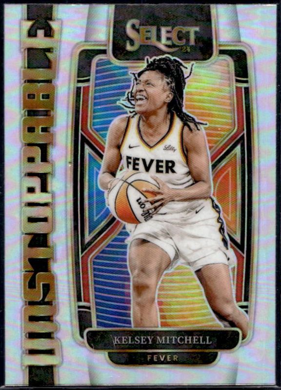 Kelsey Mitchell 2024 Select WNBA #16 Unstoppable Silver RAW