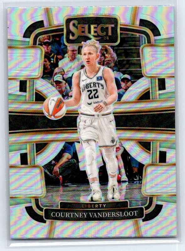 Courtney Vandersloot 2024 Select WNBA #78 Base Silver RAW