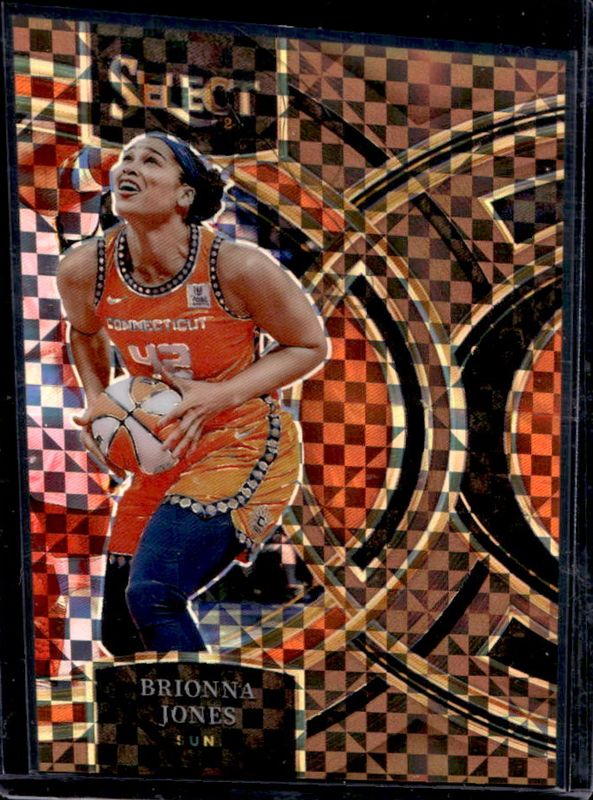 Brionna Jones 2024 Select WNBA #192 Base Bronze Checker /49 RAW