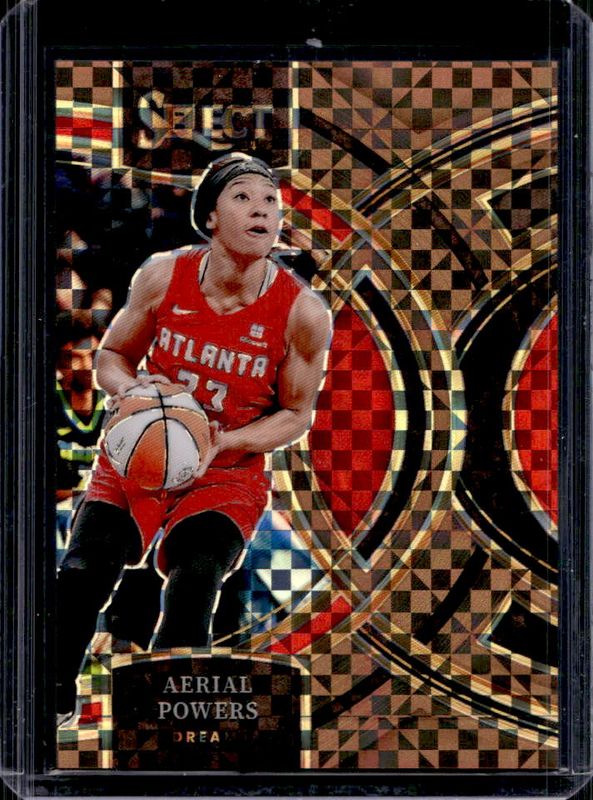 Aerial Powers 2024 Select WNBA #145 Base Bronze Checker /49 RAW