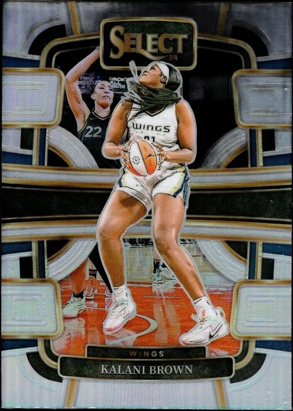 Kalani Brown 2024 Select WNBA #10 Base Silver RAW