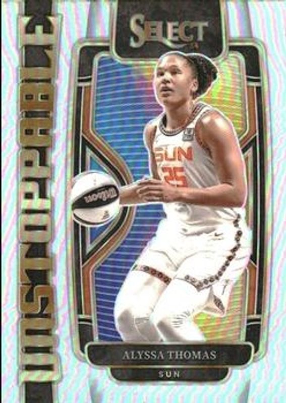 Alyssa Thomas 2024 Select WNBA #12 Unstoppable Silver RAW