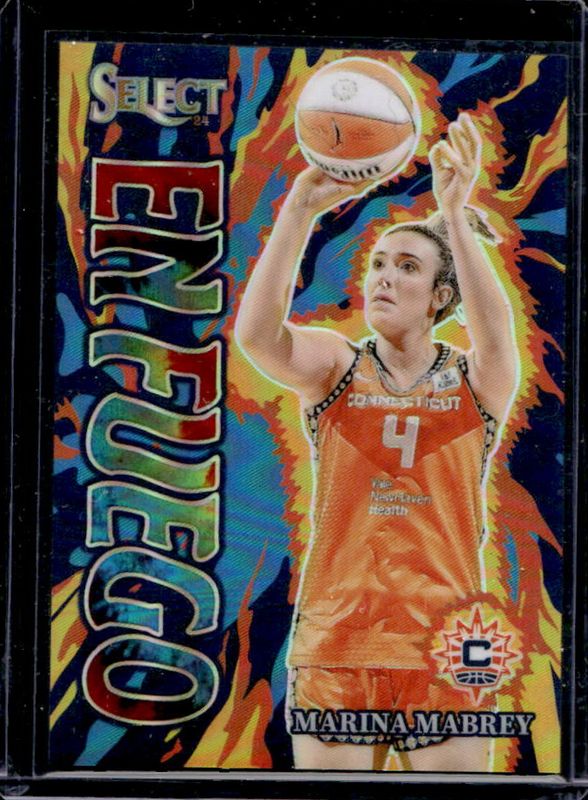 Marina Mabrey 2024 Select WNBA #9 En Fuego Tie-Dye /25 RAW