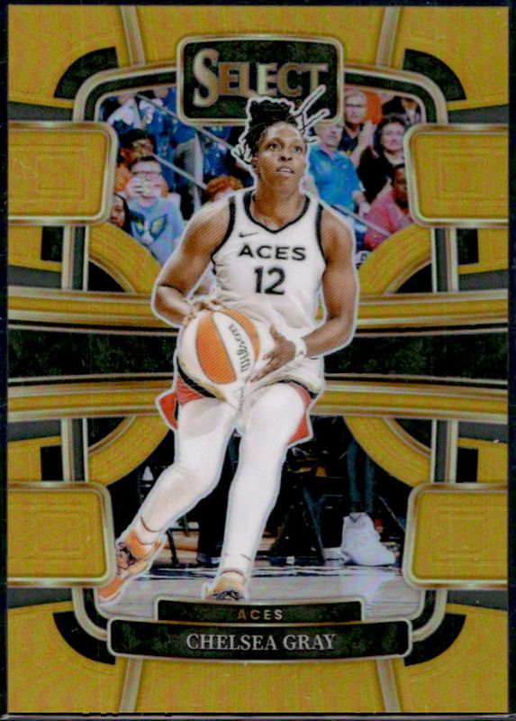 Chelsea Gray 2024 Select WNBA #94 Base Gold /10 RAW