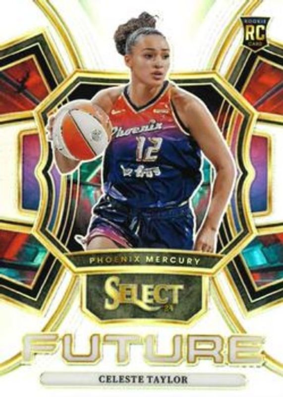 Celeste Taylor 2024 Select WNBA #24 Select Future Silver Rookie RAW
