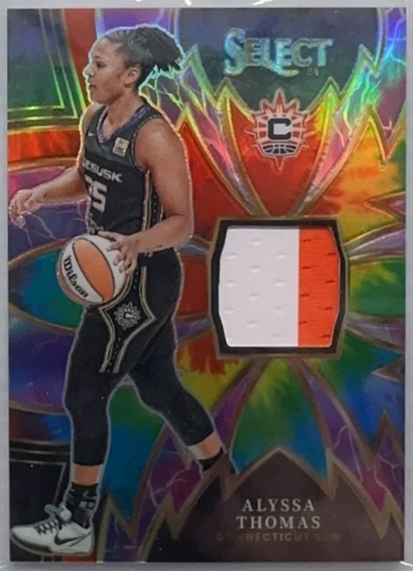Alyssa Thomas 2024 Select WNBA #18 Sparks Tie-Dye /25 RAW