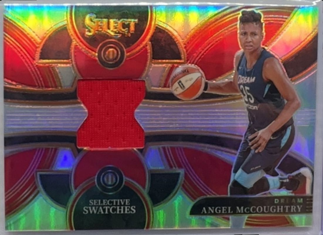 Angel McCoughtry 2024 Select WNBA #SW-AM Selective Swatches RAW