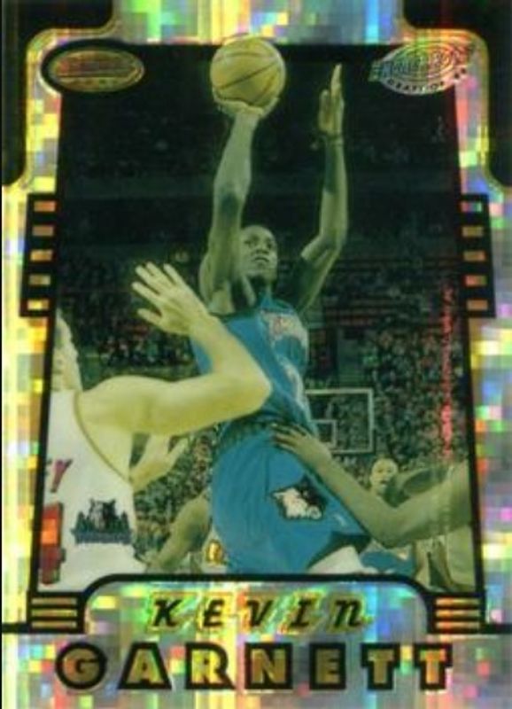 Jerry Stackhouse / Kevin Garnett 1996 Bowman's Best #HR10 Honor Roll - Atomic Refractor RAW