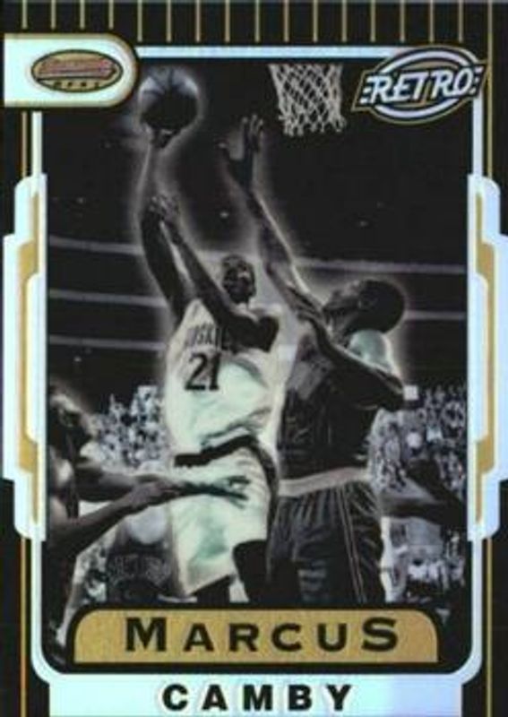 Marcus Camby 1996 Bowman's Best #TB19 Refractor Rookie RAW