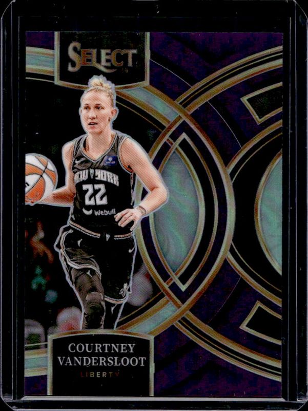 Courtney Vandersloot 2024 Select WNBA #186 Base Purple /149 RAW