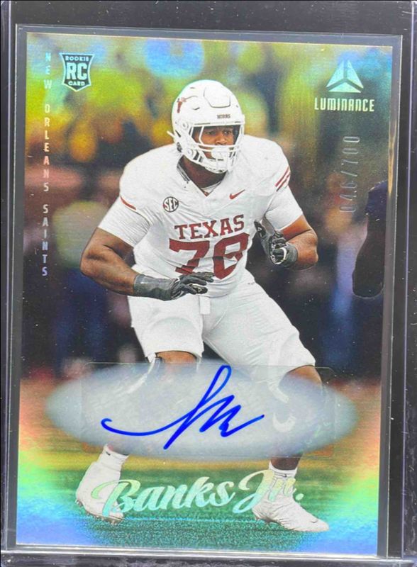 Kelvin Banks Jr. 2025 Luminance #146 Base Autographs /700 Rookie RAW